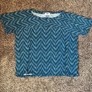 Teal stretchy tshirt